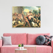 Hercules, Deianeira en het centrum Eurytion Canvas Afdruk (Insitu (Woonkamer))