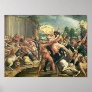 Hercules, Deianeira en het centrum Eurytion Poster