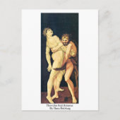 Hercules en Antaeus door Hans Baldung Briefkaart (Voorkant)