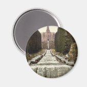 Hercules en cascades, Wilhelmshohe, Cassel (d.w.z. Magneet (Voorkant / Achterkant)