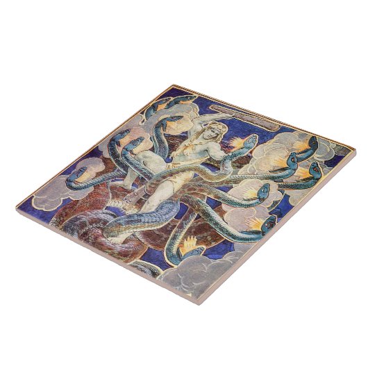 Hercules en de Hydra Tegeltje (Zijkant)