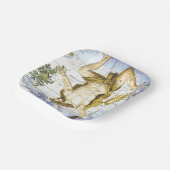 Hercules en de kroon  hemelse kaart papieren bordje (Gebogen)