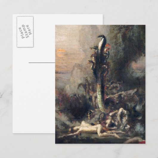 Hercules en de Lernaean Hydra Briefkaart (Voorkant / Achterkant)