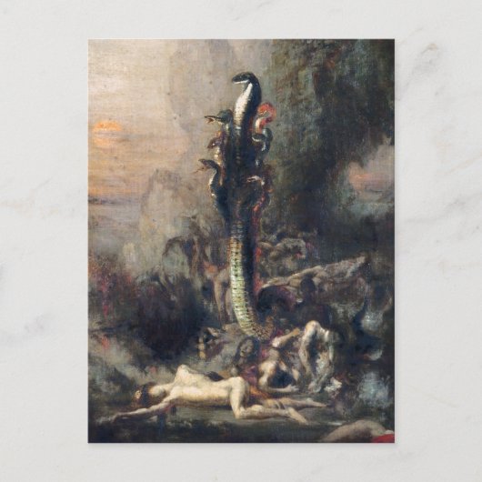 Hercules en de Lernaean Hydra Briefkaart (Voorkant)