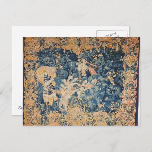 Hercules en de Lernaean Hydra Briefkaart (Voorkant / Achterkant)