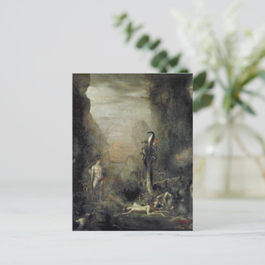 Hercules en de Lernaean Hydra Briefkaart (Staand voorkant)