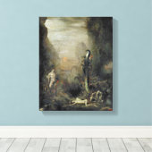 Hercules en de Lernaean Hydra Canvas Afdruk (Insitu (Houten vloer))