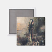 Hercules en de Lernaean Hydra Magneet (Voorkant / Achterkant)