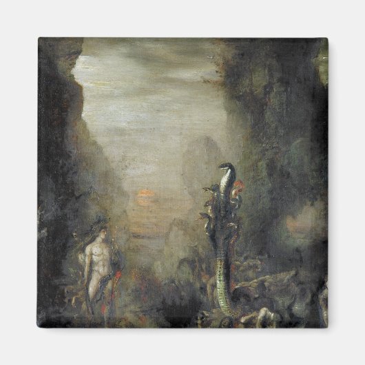 Hercules en de Lernaean Hydra Magneet (Voorkant)