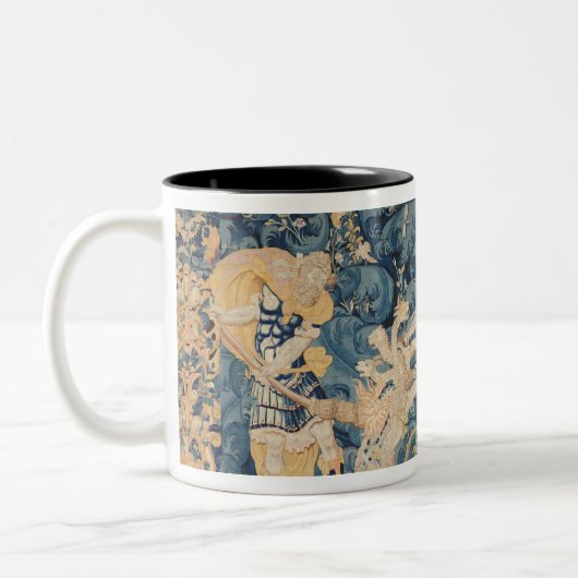 Hercules en de Lernaean Hydra Tweekleurige Koffiemok (Links)