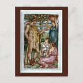 Hercules en de Nymfs Briefkaart (Voorkant)