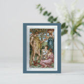 Hercules en de Nymfs Briefkaart (Staand voorkant)