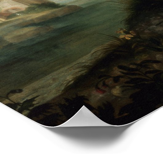 Hercules en de Stymfaliaanse vogels, 1600 Poster (Hoek)