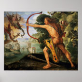 Hercules en de Stymfaliaanse vogels, 1600 Poster (Voorkant)