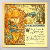 Hercules en de Wagoneer Walter Crane Poster (Voorkant)