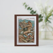 Hercules en het oude Man van het Zee Briefkaart (Staand voorkant)