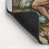 Hercules en het oude Man van het Zee Muismat (Hoek)