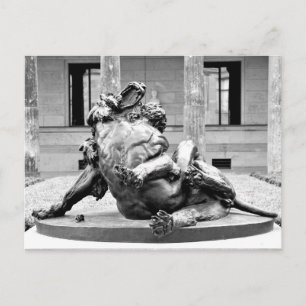 Hercules en Nemean Lion Briefkaart