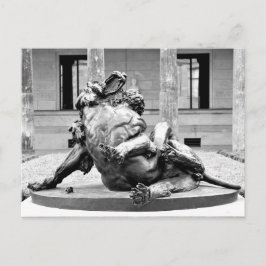 Hercules en Nemean Lion Briefkaart