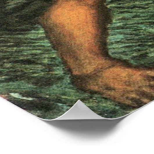 Hercules en Nessus van Franz von Stuck Poster (Hoek)