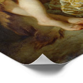 Hercules en Omphale, 1724 Poster (Hoek)