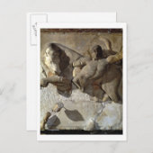 Hercules Fighting the Cretan Bull, een van de seri Briefkaart (Voorkant / Achterkant)