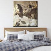 Hercules Fighting the Cretan Bull, een van de seri Canvas Afdruk (Insitu (Slaapkamer))