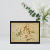 Hercules (Heracles) en Corona Borealis Briefkaart (Staand voorkant)