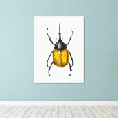 Hercules kever canvas afdruk (Insitu (Houten vloer))