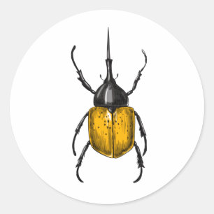 Hercules kever ronde sticker