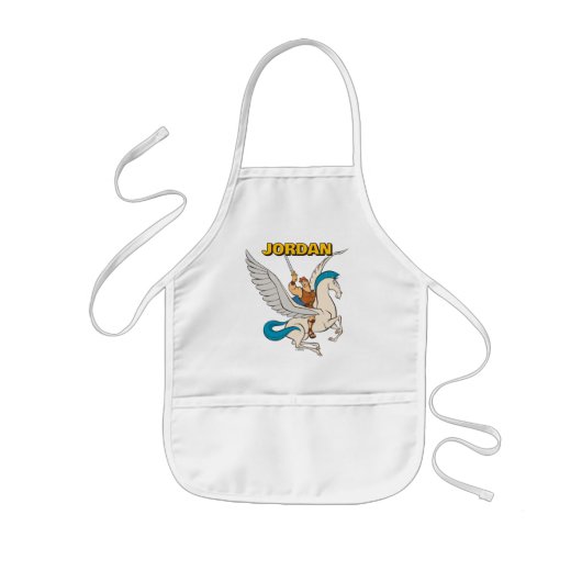 Hercules Riding Pegasus Kids' Apron Kinder Schort (Voorkant)