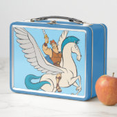Hercules Riding Pegasus Metal Lunch Box (In situ)