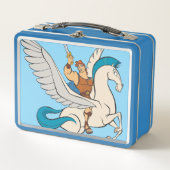 Hercules Riding Pegasus Metal Lunch Box (Voorkant)