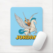 Hercules Riding Pegasus Mouse Pad Muismat (Met muis)