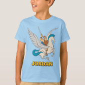 Hercules Riding Pegasus T-Shirt (Voorkant)