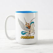 Hercules Riding Pegasus Two-Tone Coffee Mug Tweekleurige Koffiemok (Links)