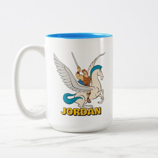 Hercules Riding Pegasus Two-Tone Coffee Mug Tweekleurige Koffiemok (Links)