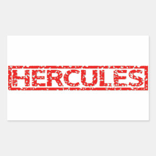 Hercules Stamp Rechthoekige Sticker