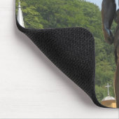 Hercules standbeeld Mousepad Muismat (Hoek)