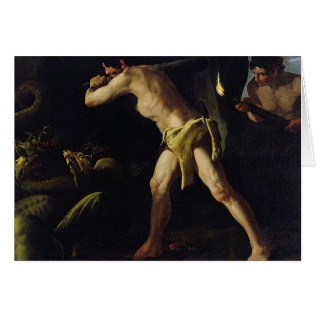 Hercules vechten met de Lernaean Hydra (Voorkant Horizontaal)