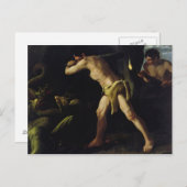 Hercules vechten met de Lernaean Hydra Briefkaart (Voorkant / Achterkant)