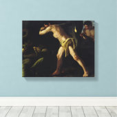 Hercules vechten met de Lernaean Hydra Canvas Afdruk (Insitu (Houten vloer))