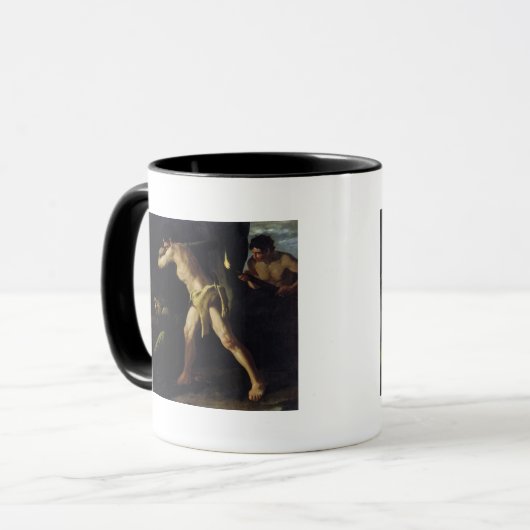 Hercules vechten met de Lernaean Hydra Mok (Voorkant links)