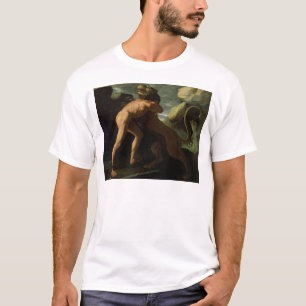 Hercules vechten met de Nemean Lion T-shirt