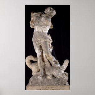 Hercules vechten tegen de Lernaean Hydra Poster