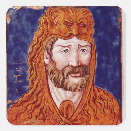 Hercules Vierkante Sticker (Voorkant)