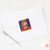 Hercules Vierkante Sticker (Envelop)
