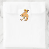 Hercules Vierkante Sticker (Tas)