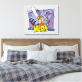 Hercules vs Hydra - It's a HERO Thing Canvas Print (Insitu (Slaapkamer))
