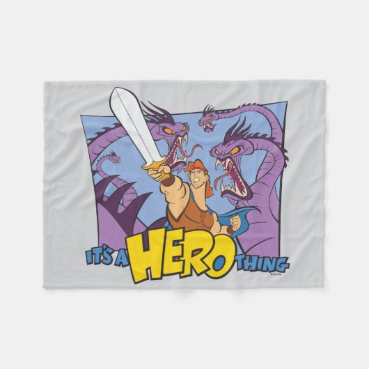 Hercules vs Hydra - It's a HERO Thing Fleece Blank (Voorkant (Horizontaal))